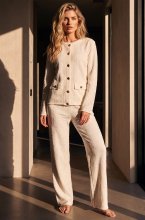 Mixed Brands - Set with Cardigan and Pants QDBW18410 - White