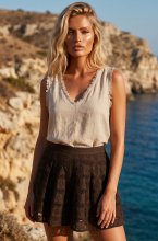 Mixed Brands - Bermuda Shorts Lace MA295 - Brown
