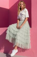 Mixed Brands - Frill Skirt J12820 - Green