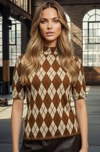 Mixed Brands - Turtleneck 16355 - Brown