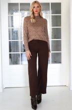 Mixed Brands - Nini Wide Pants 9836 - Dark Brown