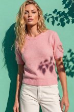 Mixed Brands - Top with Hearts M1157 - Rose