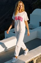 Mixed Brands - Paris T-Shirt 1128 - White/Pink