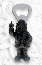 Mixed Brands - Santa Bottle Opener - Black