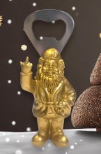Mixed Brands - Santa Bottle Opener - Gold