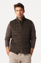Less Worries - Tech Cord Vest - Chocolate