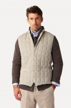 Less Worries - Tech Cord Vest - Light Sand