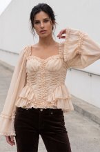 Mixed Brands - Blouse U31720 - Beige