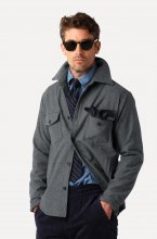 Less Worries - Woven Overshirt - Antracite