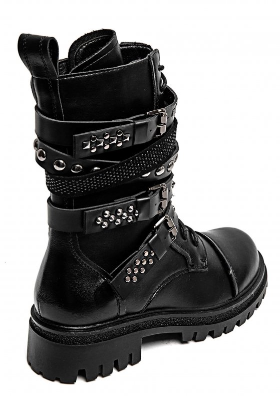 Mixed Brands - Boot with Studs 7668A - Black
