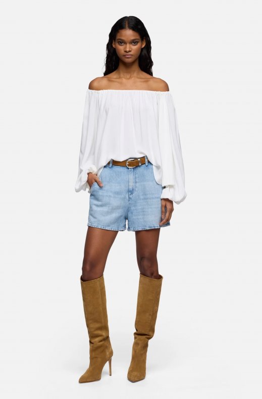 7 For All Mankind - Trouser Shorts 7U7F0U03 - Iris