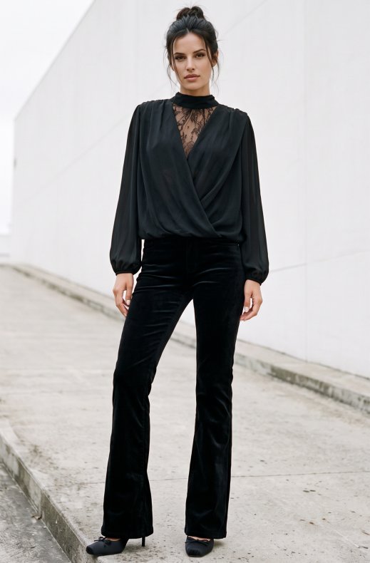 7 For All Mankind - 7U4X1F35-21E The Leggy Bootcut - Velvet Black