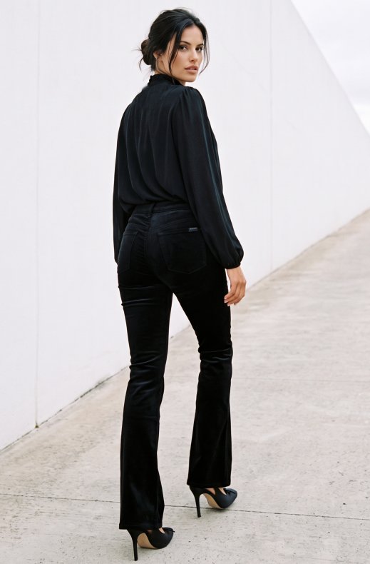 7 For All Mankind - 7U4X1F35-21E The Leggy Bootcut - Velvet Black