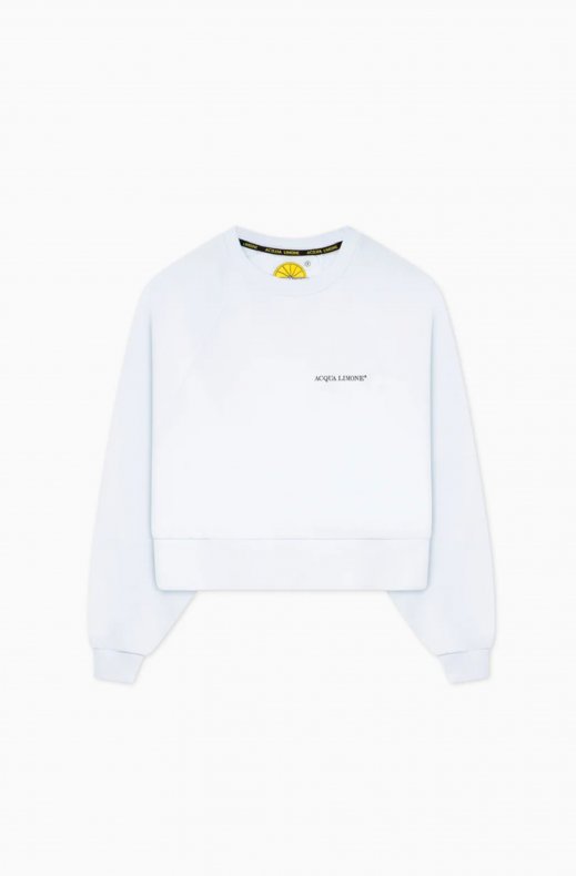 Acqua Limone - Cropped Ivy Sweater - White
