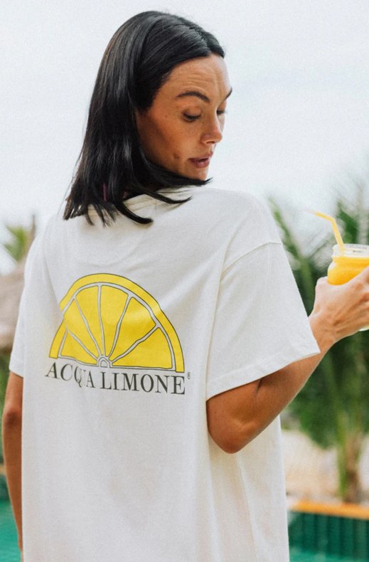 Acqua Limone - Donna Long Tee - White