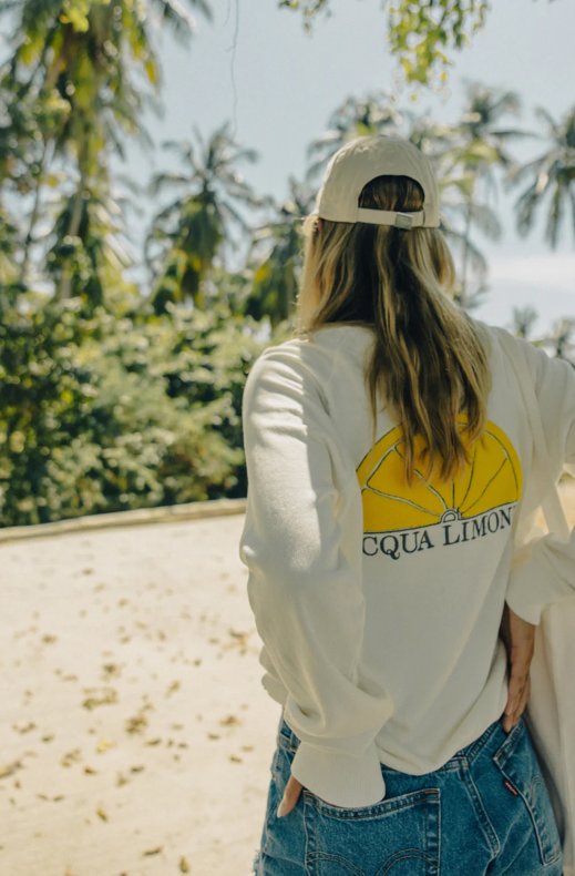 Acqua Limone - College Embroidered - Off-White