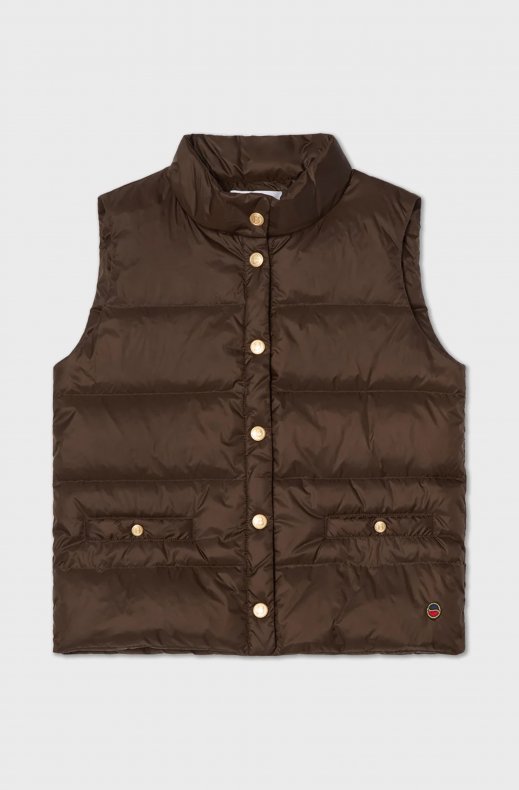 Busnel - Amy Down Vest - Brown