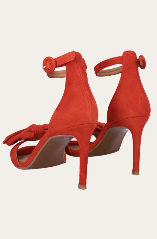 Billi Bi - Pumps med rosett - 4704 - Orange Suede