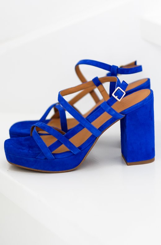 Billi Bi - sandalett platå 4721 - Royal Blue