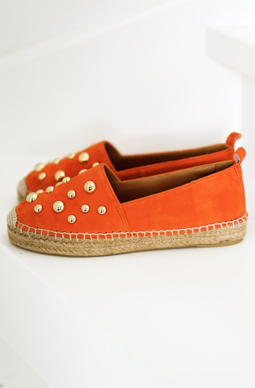 Billi Bi - Espadrille med nitar A4401 - Orange
