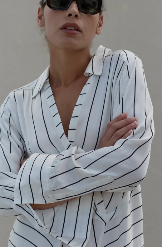 Birgitte Herskind - Geraldine Dress Small Stripe BW