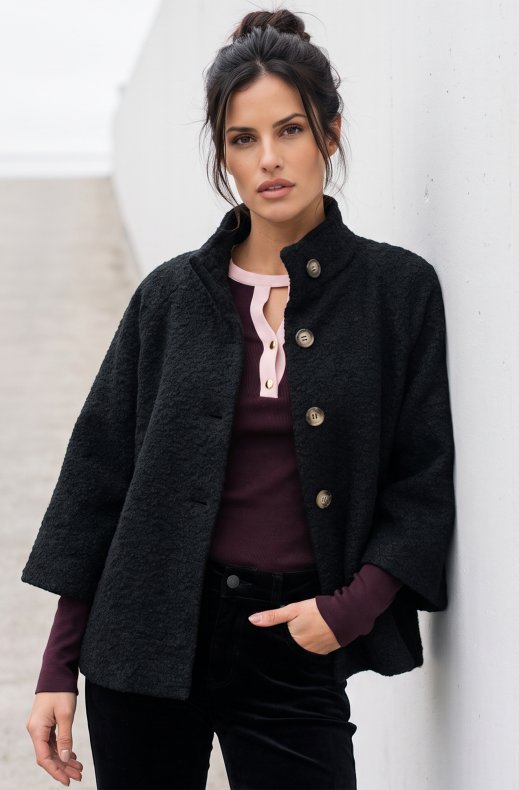 Blond Hour - Bellini Boucle Jacket - Black