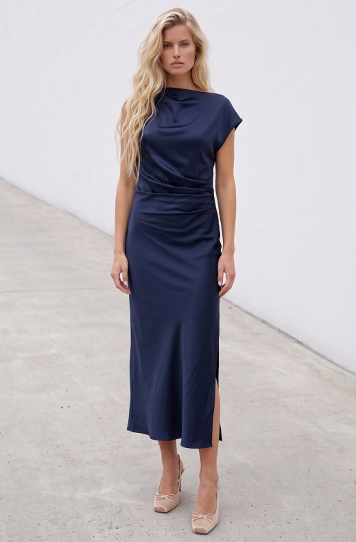 Blond Hour - Cascata Dress - Navy