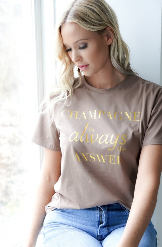 Blond Hour - Champagne t-shirt - Choco Gold