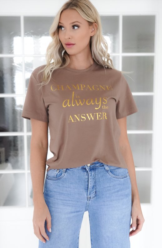 Blond Hour - Champagne t-shirt - Choco Gold