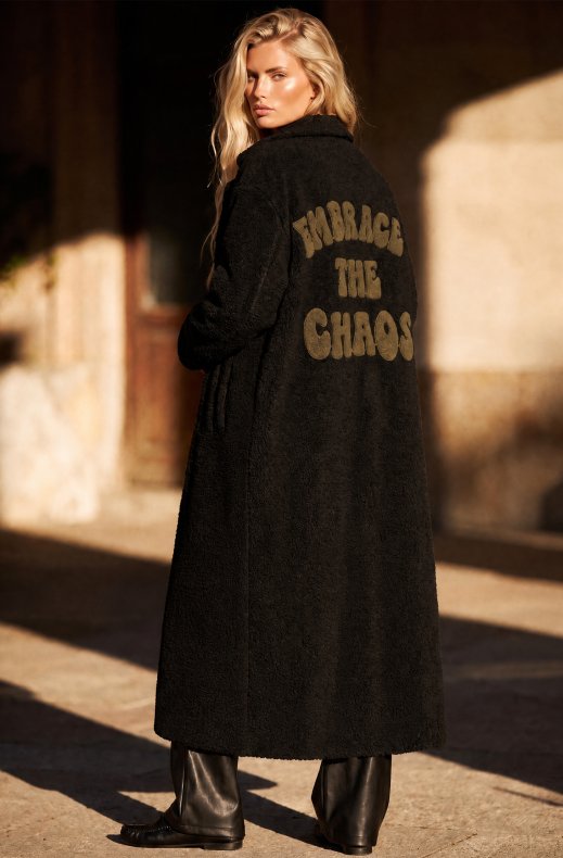 Blond Hour - Embrace the Chaos Coat - Black