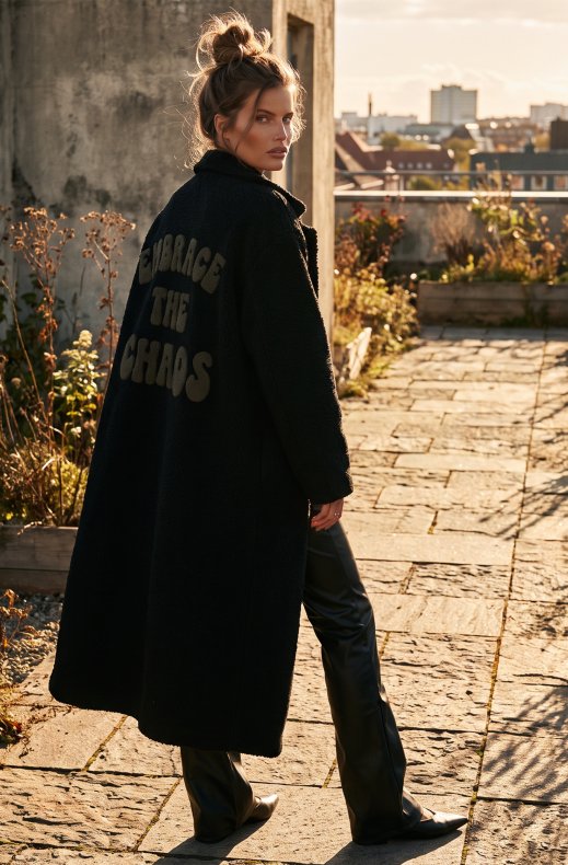 Blond Hour - Embrace the Chaos Coat - Black