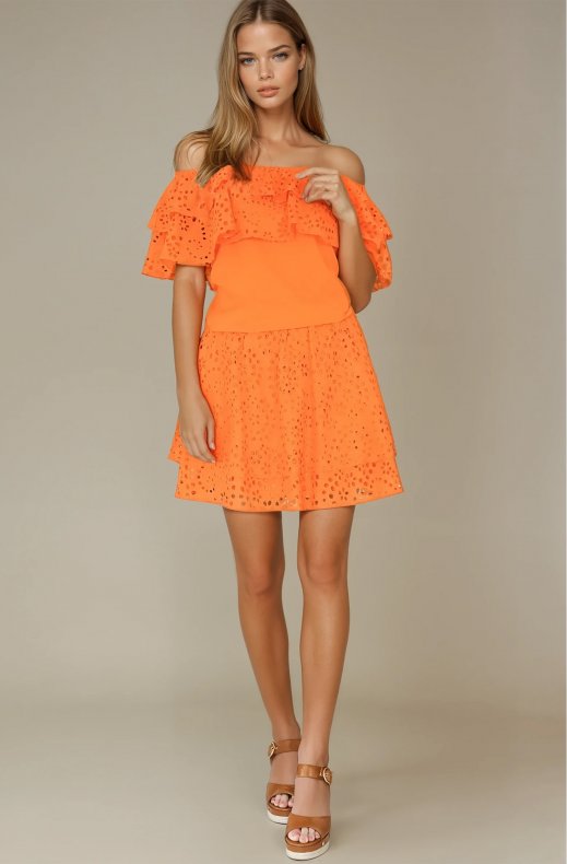 Blond Hour - Grace Top - Orange