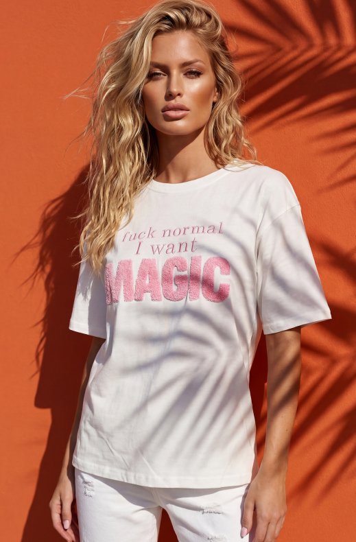 Blond Hour - I Want Magic Tshirt - White