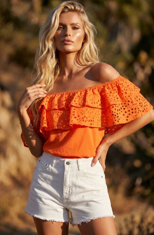 Blond Hour - Grace Top - Orange