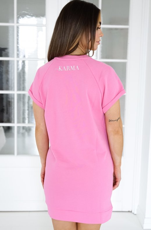 Blond Hour - Karma Sweatshirt Dress - Pink