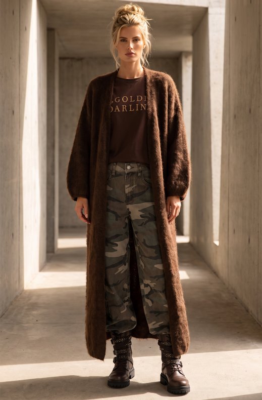 Blond Hour - Lodge Cardigan - Brown