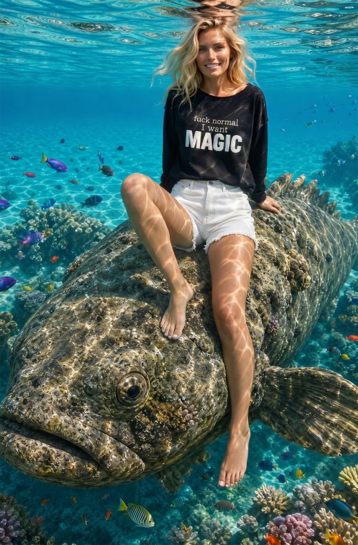 Blond Hour - I Want Magic Sweater - Black