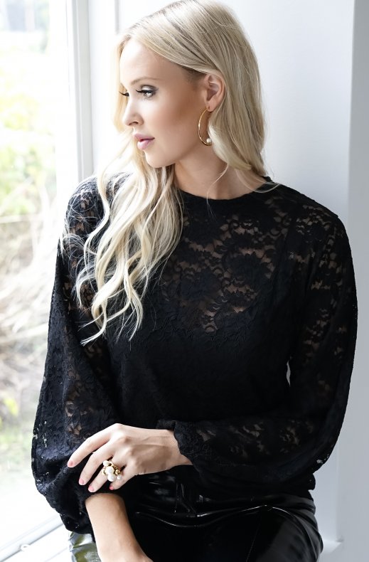 Blond Hour - Mist top lace - Black