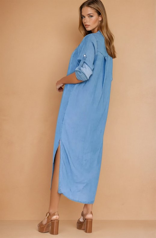 Blond Hour - Time shirt Dress - Denim