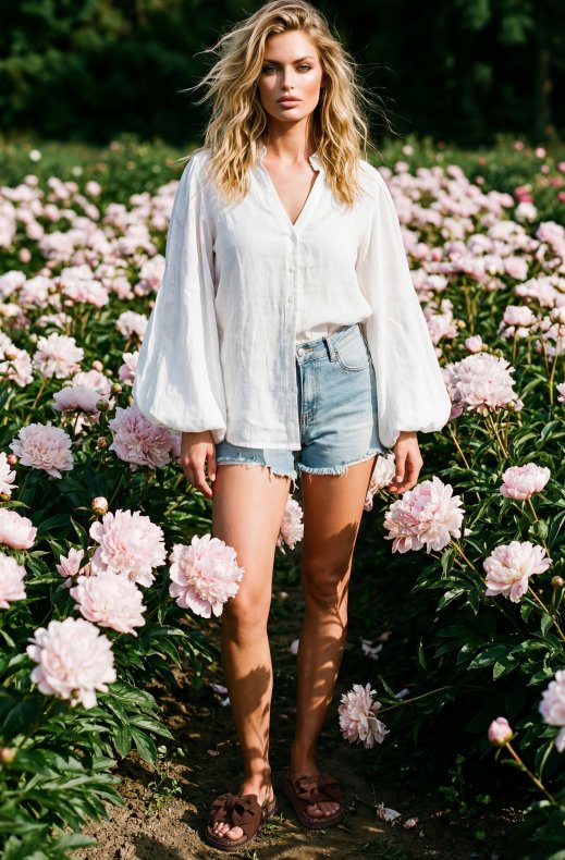 Blond Hour - Tuscany Blouse - Cloud Dancer