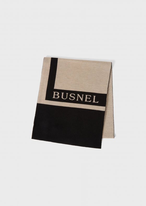Busnel - Cherish Scarf - Oat/Black