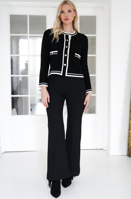 Busnel - Gweneth Jacket Contrast - Black/Ecru