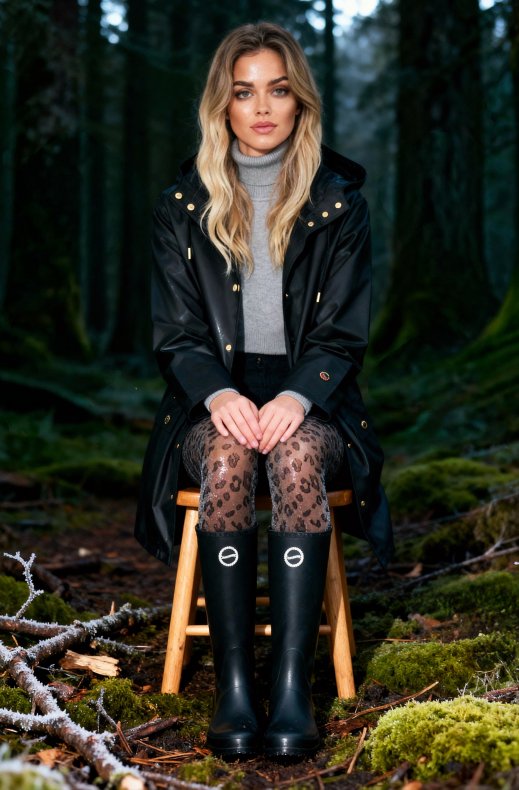 Busnel - Britte Raincoat - Black