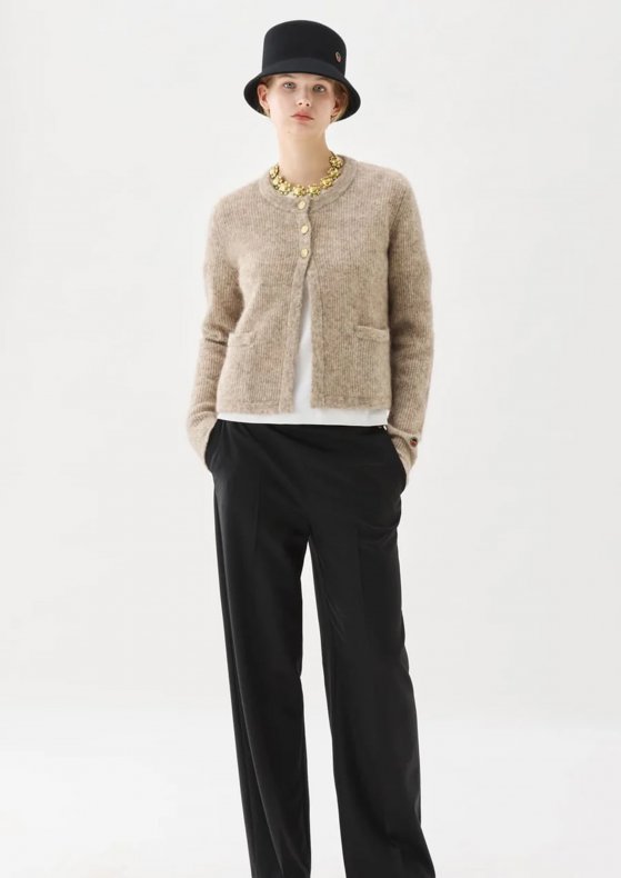 Busnel - Sienna Ribb Cardigan - Mele Melange
