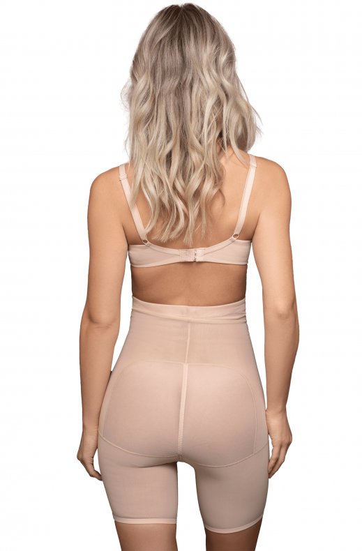 Bye Bra - Powermesh High Waist Short Beige