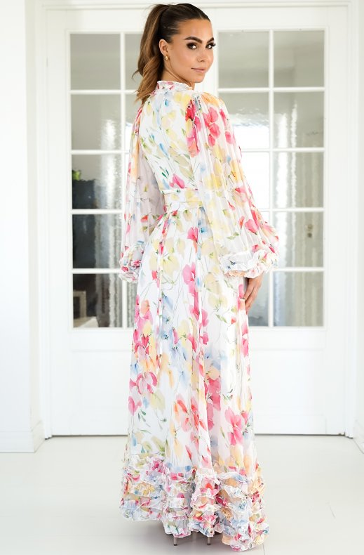 By Timo - Chiffon Wrap Gown Wildflower