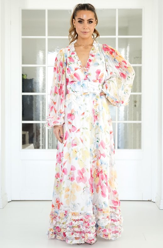By Timo - Chiffon Wrap Gown Wildflower