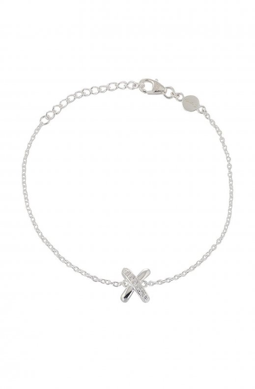 Carolina Gynning Jewelry - Cross My Heart Bracelet Silver