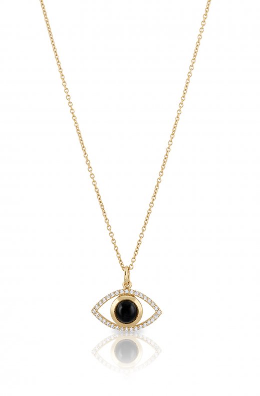 Carolina Gynning Jewelry - Devine Eye Necklace Goldplated