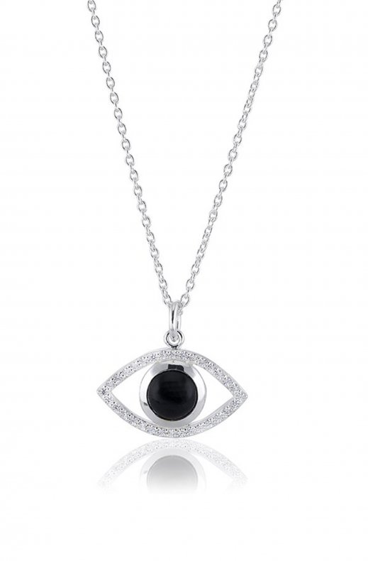 Carolina Gynning Jewelry - Devine Eye Necklace Silver